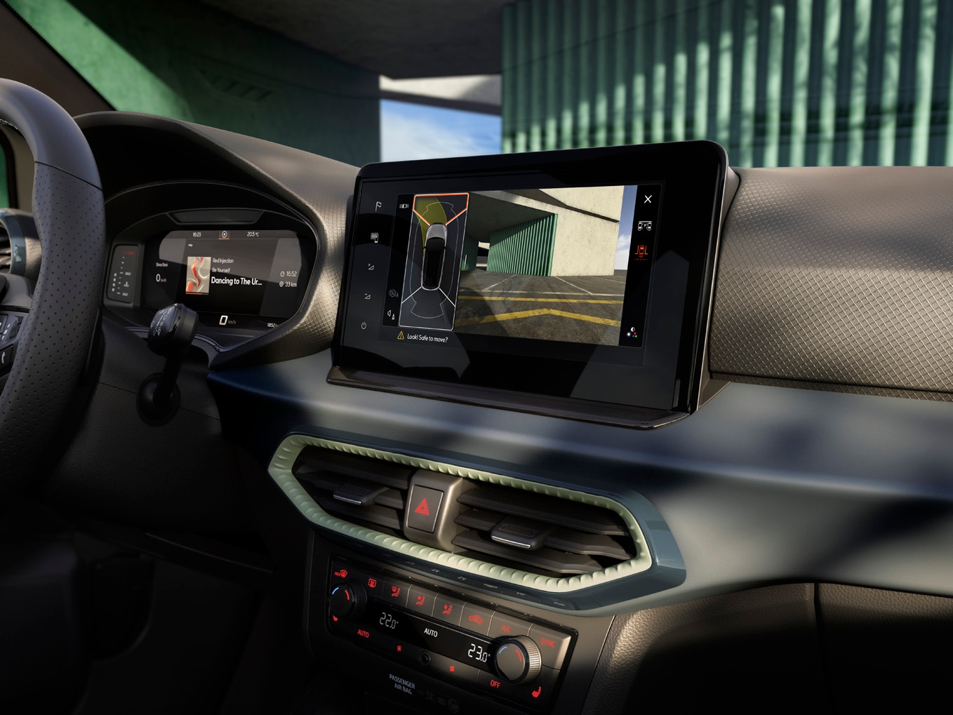Ujęcie z góry na nowego SEAT Arona