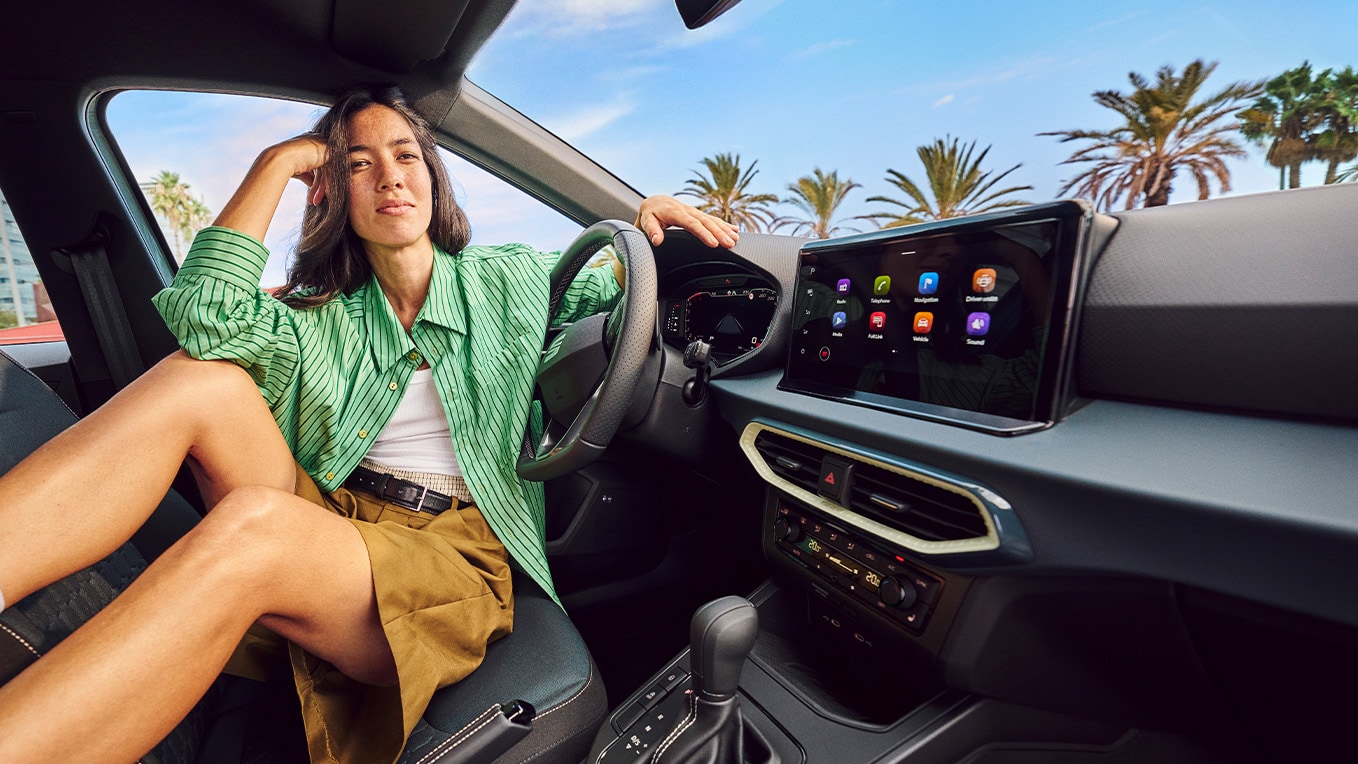 Zaawansowany system nawigacji SEAT Arona z ekranem 9,2 cala.