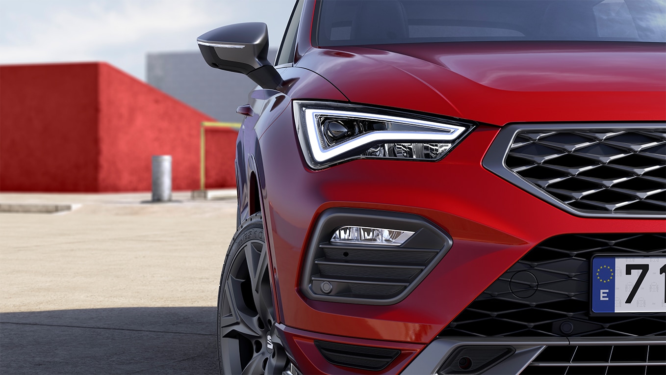 seat ateca widok na oświetlenie full LED
