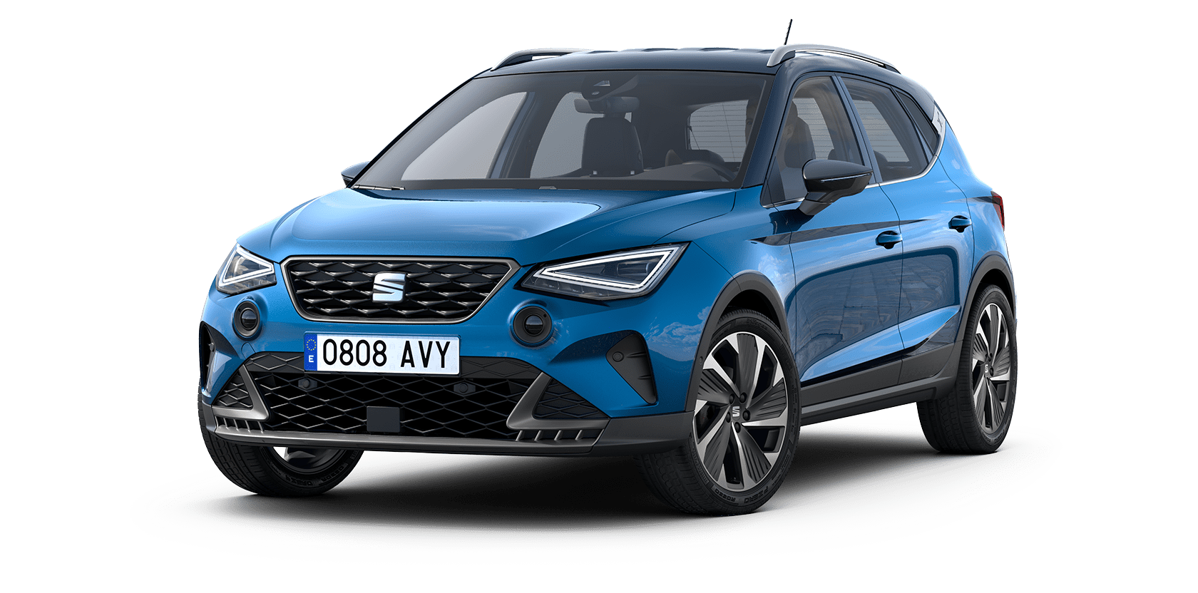 seat arona fr sapphire blue colour