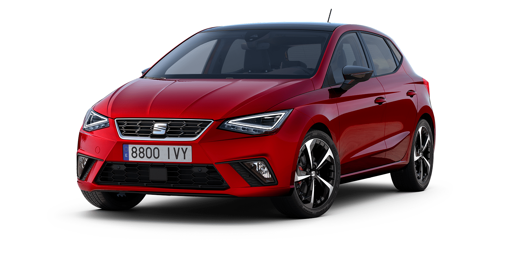 seat ibiza fr colour red desire