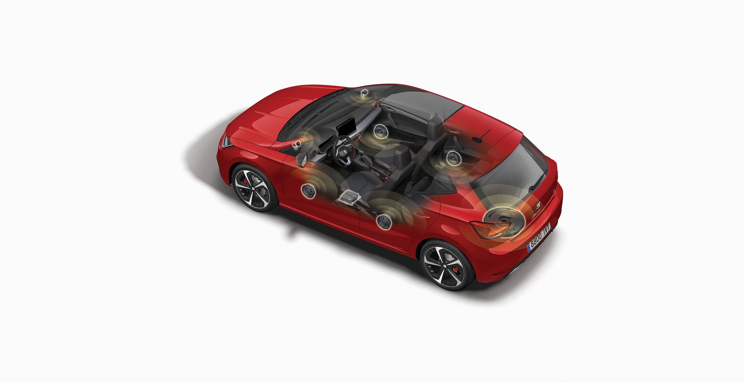 dach SEAT-a Ibiza z Beats Audio