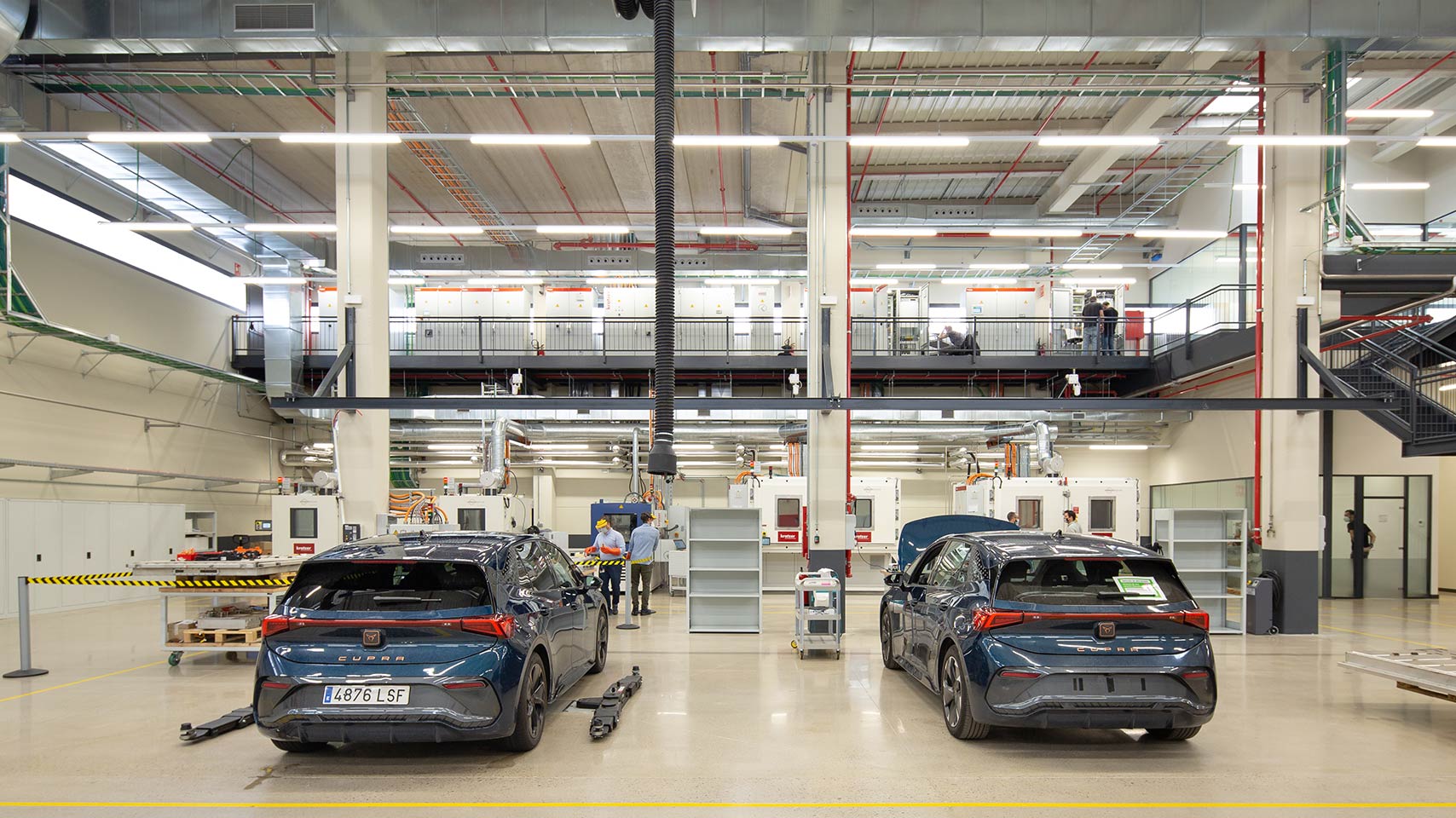 centrum badań nad bateriami do samochodów elektrycznych SEAT-a