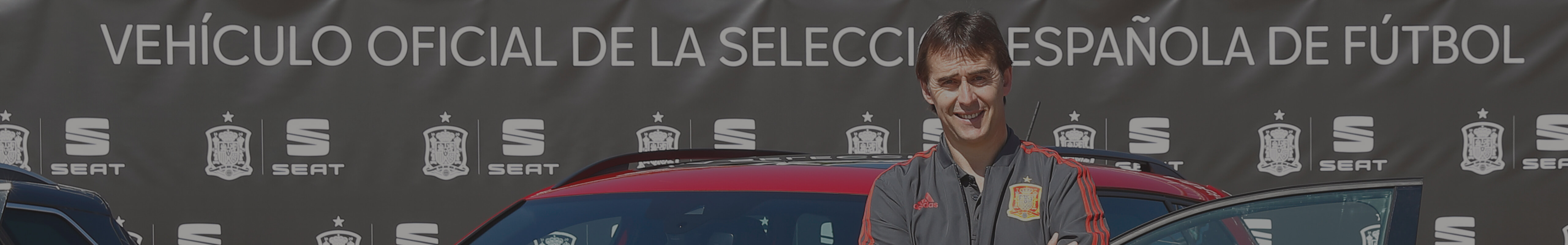 Trener hiszpańskiej reprezentacji Lopetegui z SEAT-em Ateca – SEAT sponsorem piłkarskiej reprezentacji Hiszpanii