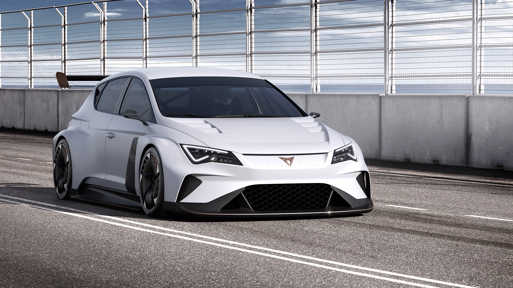 SEAT i CUPRA na Targach Motoryzacyjnych Genewa 2018 – przód samochodu CUPRA