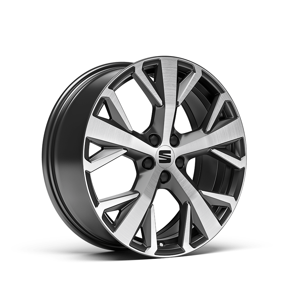 18-calowe felgi aluminiowe Performance Cosmo Grey Matte Machined